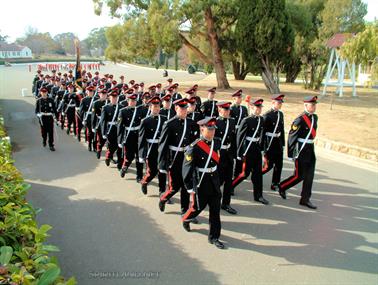 Marching off the feild, Royal Military Colledge Duntron, Australian Capital Territory